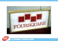 High End MDF Light Box / Wooden Display Accessory For Shopping mall