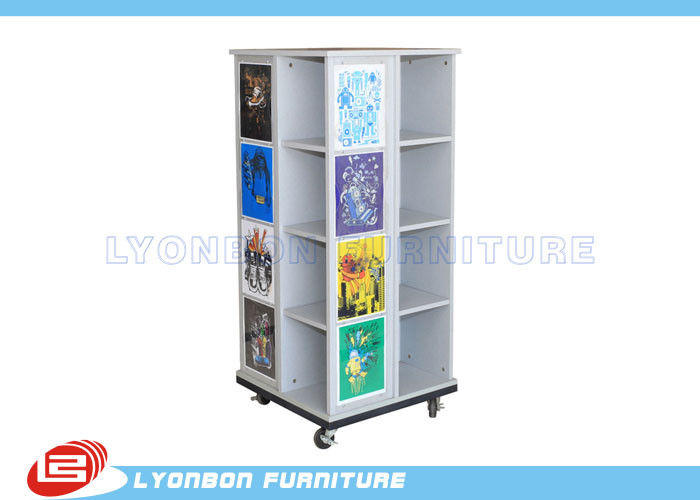 Shopping Mall Wood MDF Display Cabinet For T-Shirt Presenting / Melamine Finished