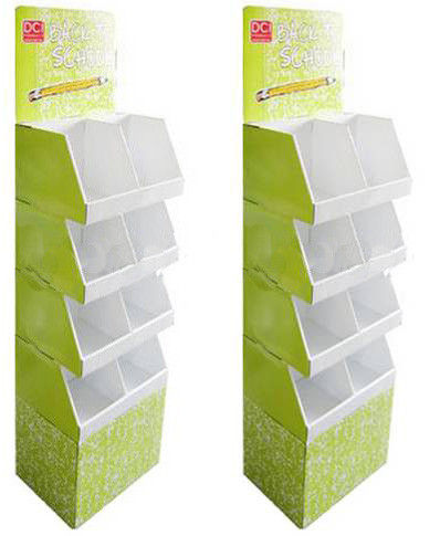 MDF Wooden Display Stands For Presenting Foodstuffs Canned Foods