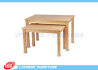 Shop MDF Wood Nesting Tables Display For Goods , Display Shelf Table