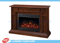Living Room Home Solid Wood Veneer Decorating Fireplace / 1140mm * 330mm * 895mm