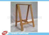 OEM / ODM MDF Wooden Display Stands Customized Retail Shopping Mall Display Rack