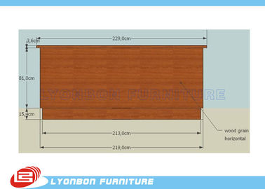 MDF Cash Counter For Shop Payment